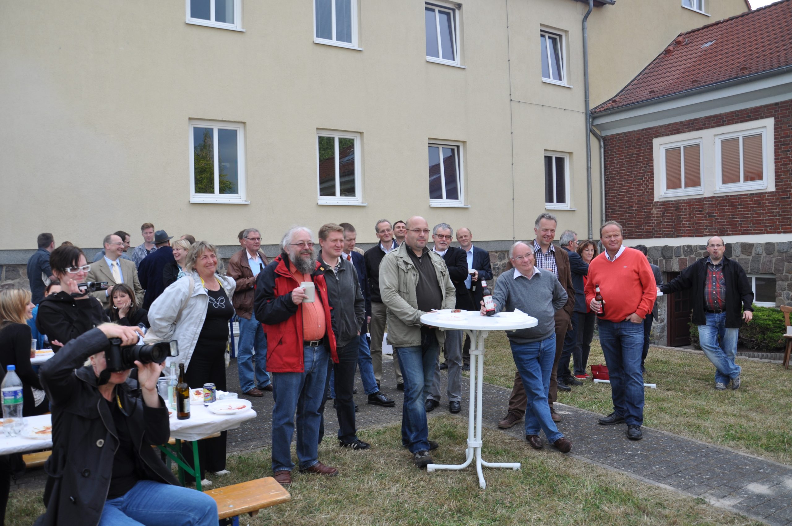 Stimmung beim Grillfest